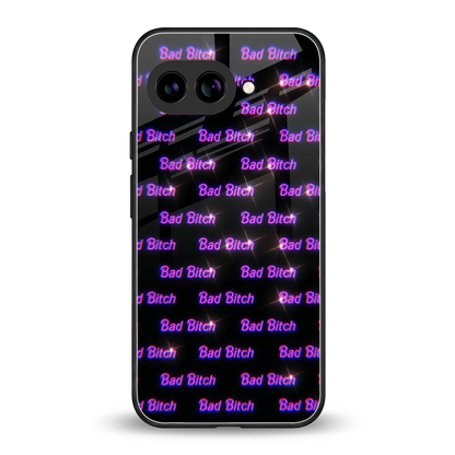 Bad Bitch back phone cover | glass case for google pixel 10a
