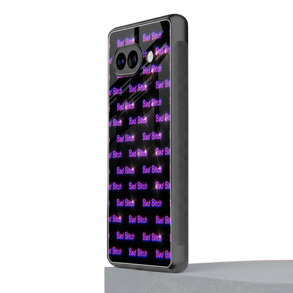 Bad Bitch google pixel 10a mobile cover | shockproof glass phone case