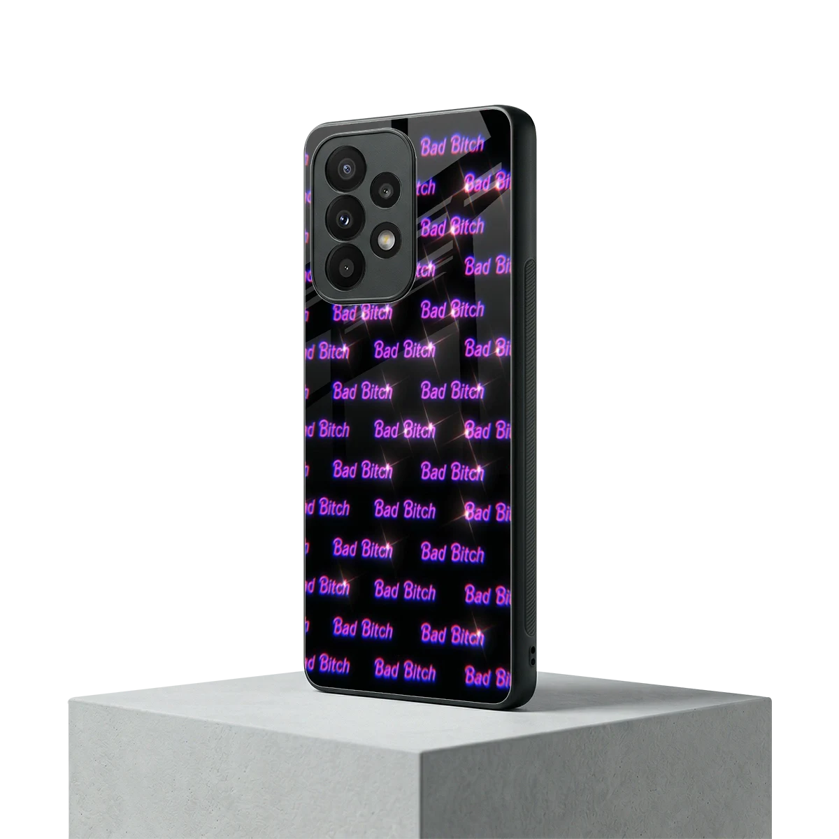 Bad Bitch samsung galaxy a23 mobile cover | shockproof glass phone case