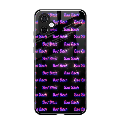 Bad Bitch back phone cover | glass case for samsung galaxy a06 5g