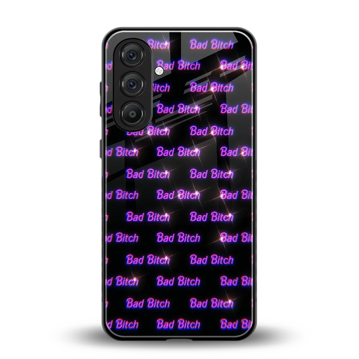 Bad Bitch back phone cover | glass case for samsung galaxy m36 5g