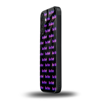 Bad Bitch samsung galaxy m36 5g mobile cover | shockproof glass phone case