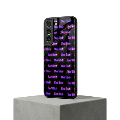 Bad Bitch samsung galaxy s22 mobile cover | shockproof glass phone case