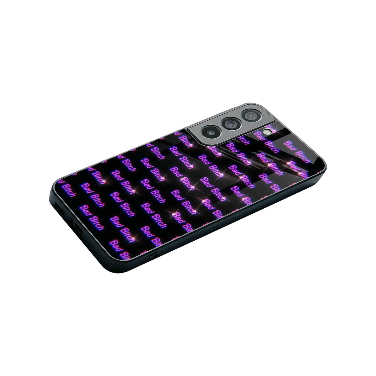 Bad Bitch stylish phone case for samsung galaxy s22 | glossy glass and slim fit