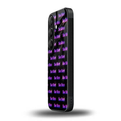 Bad Bitch samsung galaxy s24 mobile cover | shockproof glass phone case