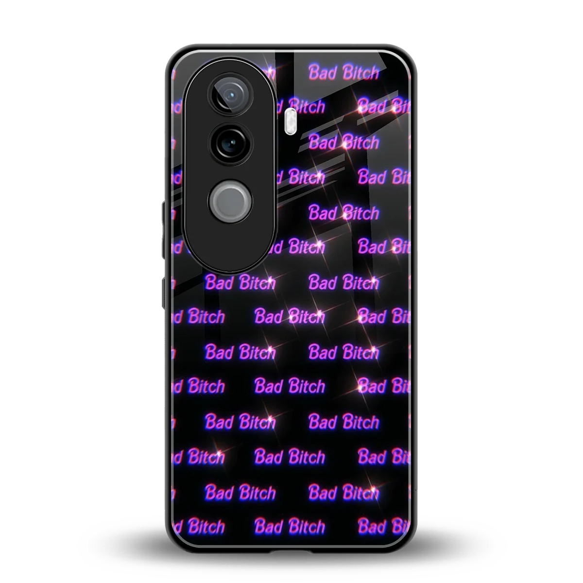 Bad Bitch back phone cover | glass case for vivo v40e