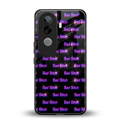 Bad Bitch back phone cover | glass case for vivo v40e