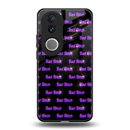 Bad Bitch back phone cover | glass case for vivo v50