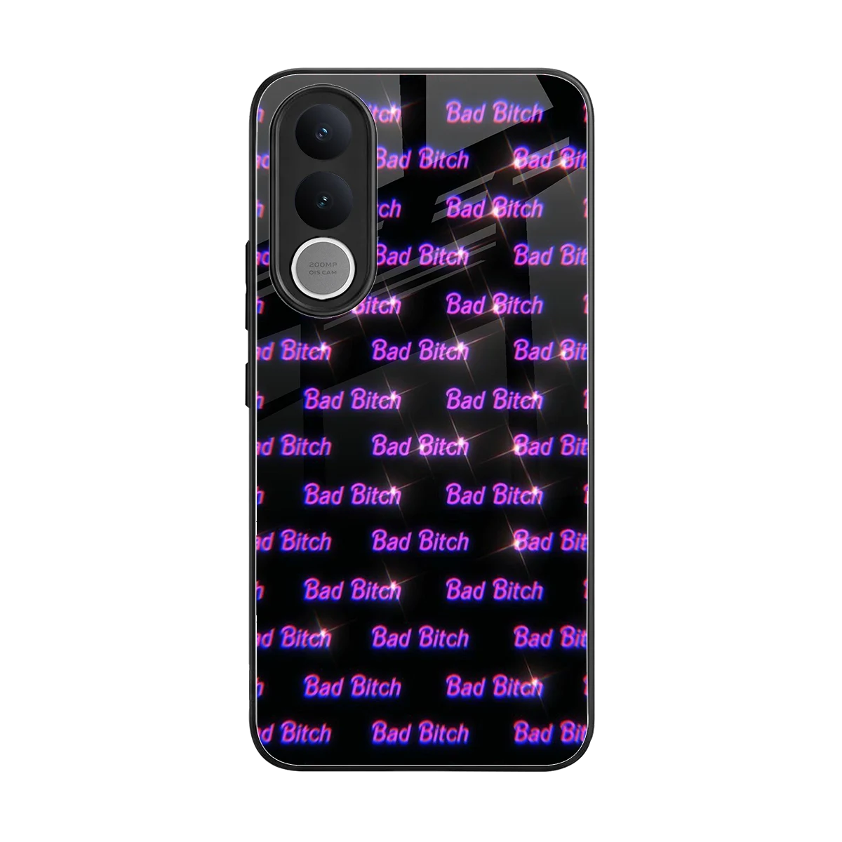 Bad Bitch back phone cover | glass case for vivo v70 fe