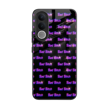 Bad Bitch back phone cover | glass case for vivo v70 fe