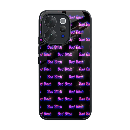 Bad Bitch back phone cover | glass case for vivo v70 elite