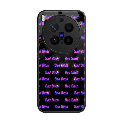 Bad Bitch back phone cover | glass case for vivo x300 pro