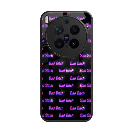 Bad Bitch back phone cover | glass case for vivo x300 pro