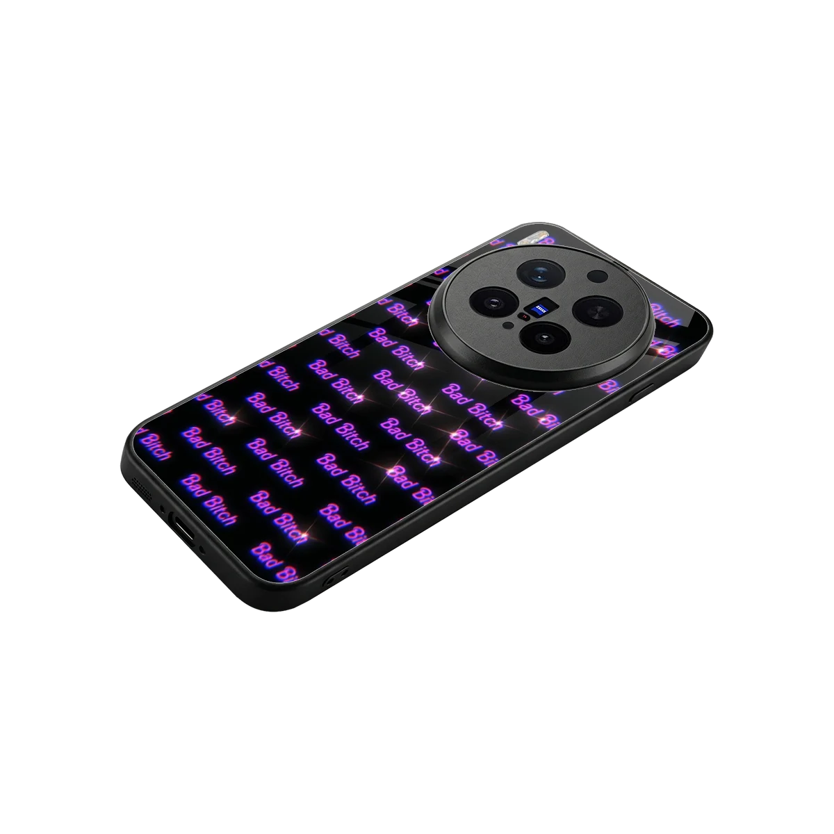 Bad Bitch stylish phone case for vivo x300 pro | glossy glass and slim fit