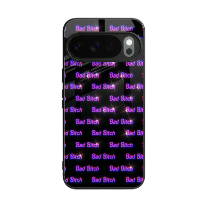 Bad Bitch back phone cover | glass case for google pixel 10 pro