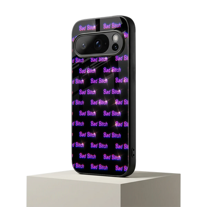 Bad Bitch google pixel 10 pro mobile cover | shockproof glass phone case