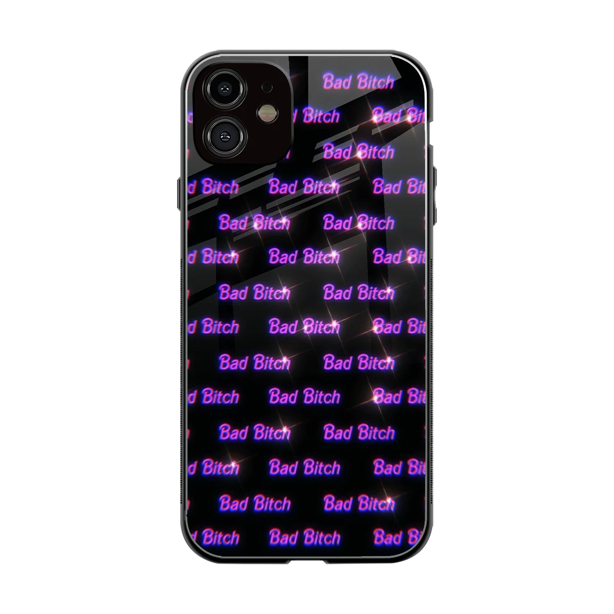 Bad Bitch back phone cover | glass case for iphone 11