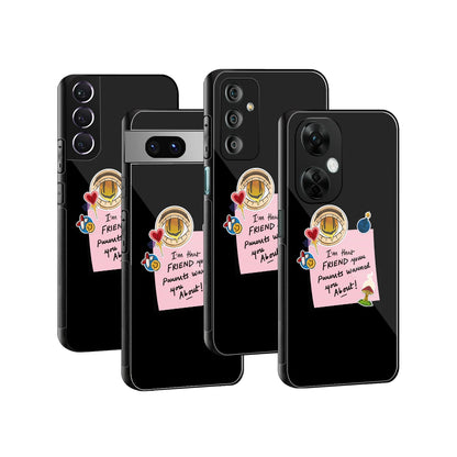 Stylish Glass Back Case for All Smartphones iPhone, Samsung, OnePlus, Pixel, Redmi, Oppo, Vivo, Motorola