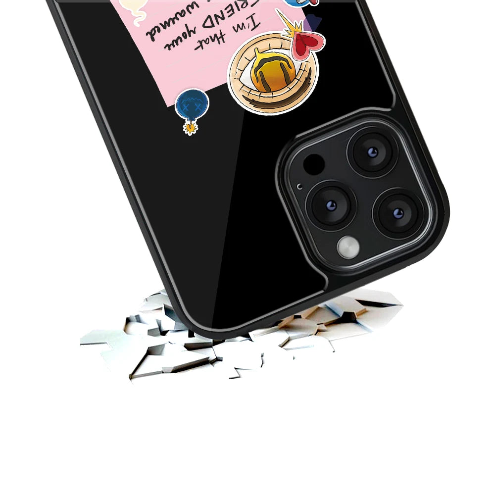Durable Glass Back Mobile Case for iPhone, Samsung, OnePlus, Google Pixel, Redmi, Vivo, Oppo
