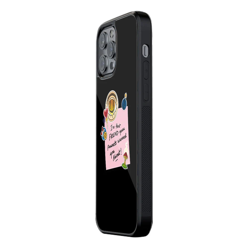 Trendy Glass Back Mobile Case for iPhone, Samsung, Redmi, OnePlus, Google Pixel, Motorola