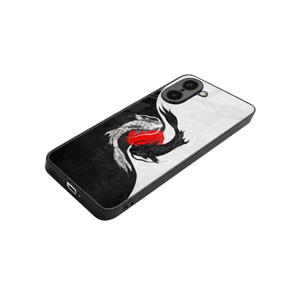 Balanced Swim stylish phone case for oneplus nord ce5 5g | glossy glass and slim fit