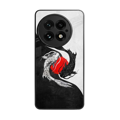 Balanced Swim back phone cover | glass case for oneplus 13