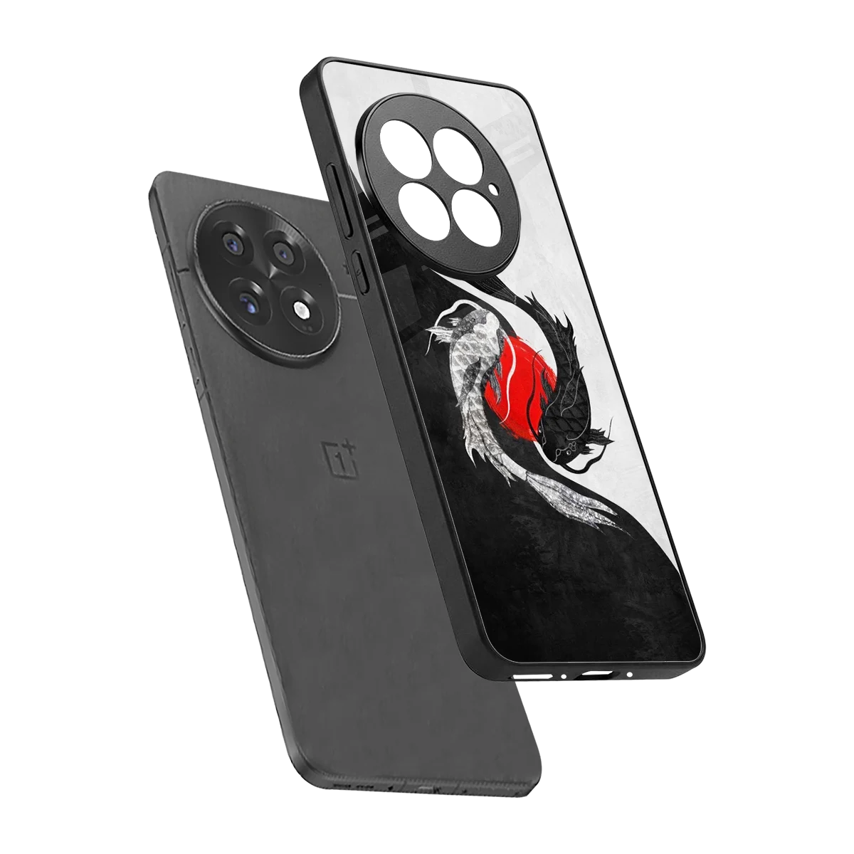 Balanced Swim sleek oneplus 13 cover with tempered glass back and TPU edges