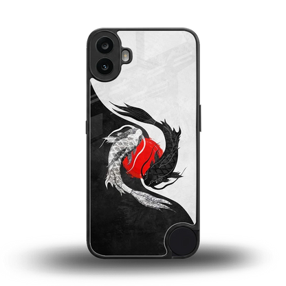 Balanced Swim back phone cover | glass case for cmf nothing phone 1