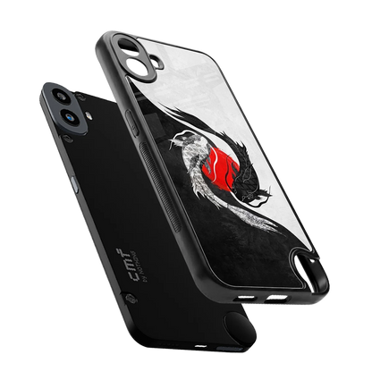 Balanced Swim sleek cmf nothing phone 1 cover with tempered glass back and TPU edges