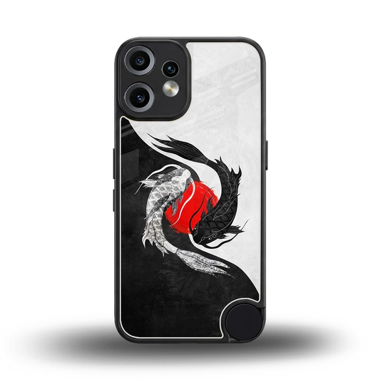 Balanced Swim back phone cover | glass case for cmf nothing phone 2 pro