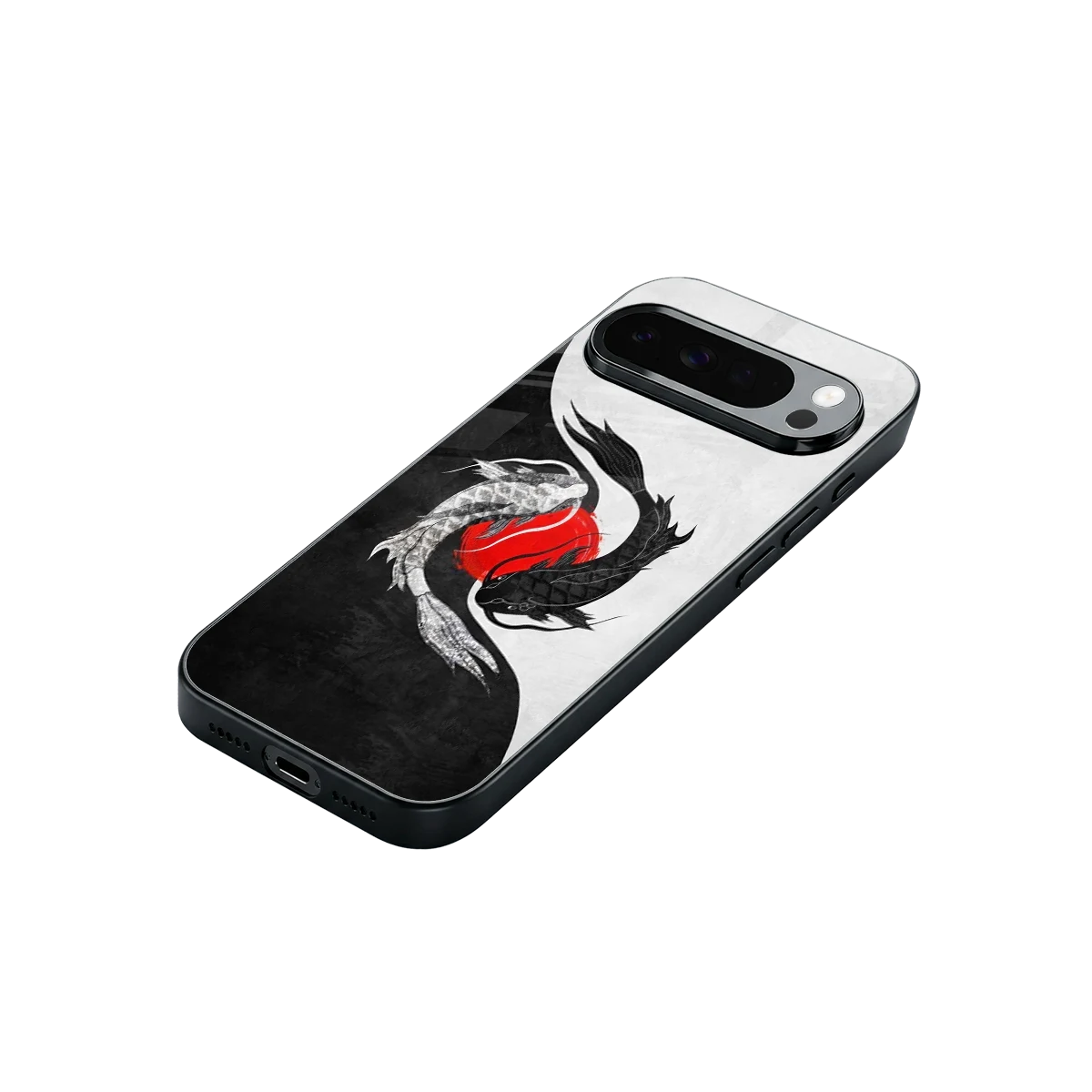 Balanced Swim stylish phone case for google pixel 10 pro xl | glossy glass and slim fit