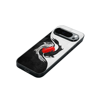 Balanced Swim stylish phone case for google pixel 10 pro xl | glossy glass and slim fit