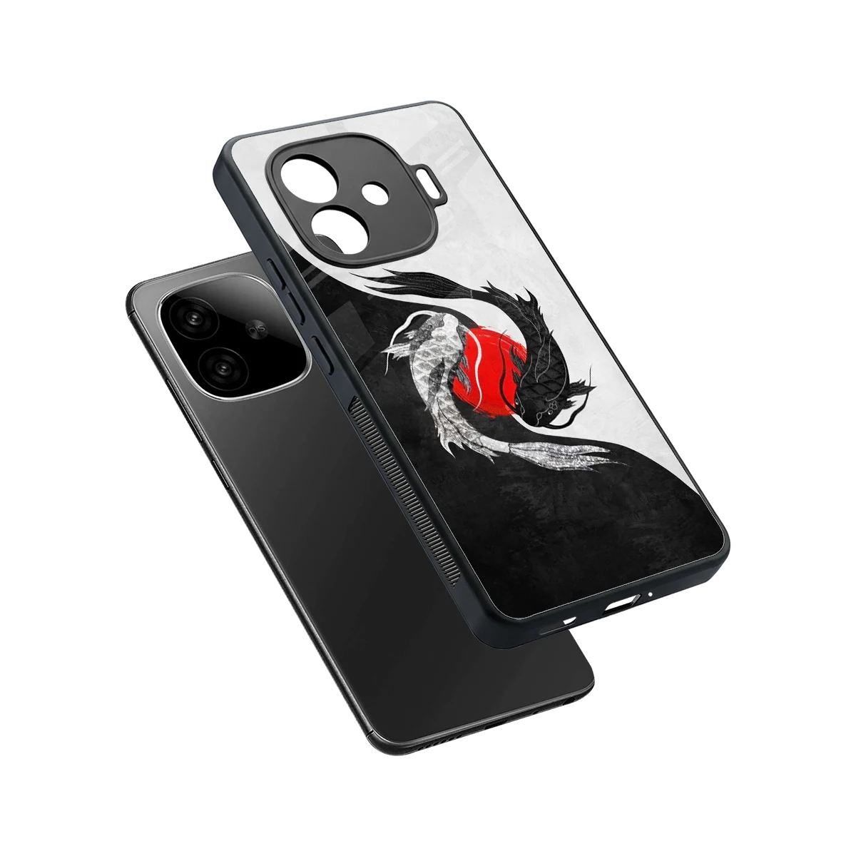 Balanced Swim sleek iqoo neo 10r 5g cover with tempered glass back and TPU edges