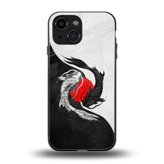 Balanced Swim back phone cover | glass case for iphone 13 mini