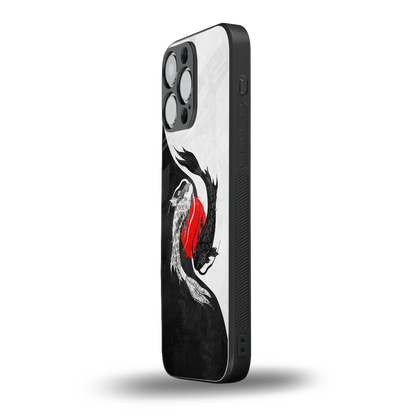 Balanced Swim iphone 14 pro max mobile cover | shockproof glass phone case