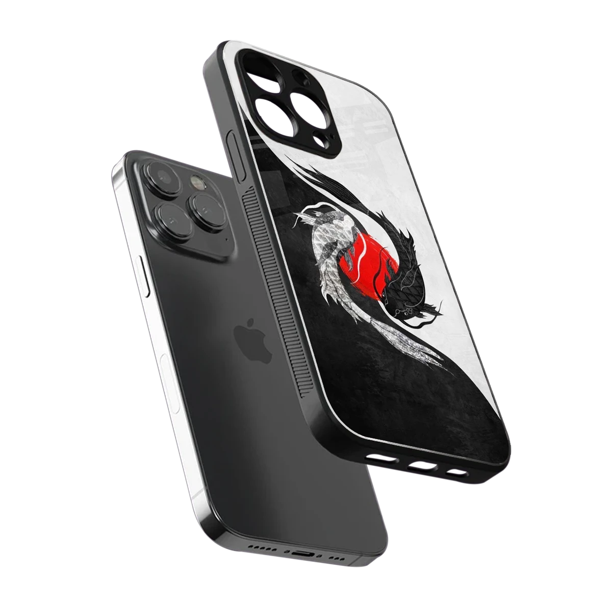 Balanced Swim sleek iphone 13 pro cover with tempered glass back and TPU edges