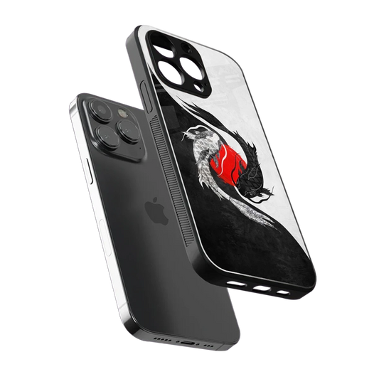 Balanced Swim sleek iphone 13 pro cover with tempered glass back and TPU edges