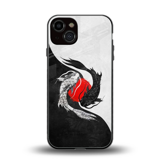 Balanced Swim back phone cover | glass case for iphone 14