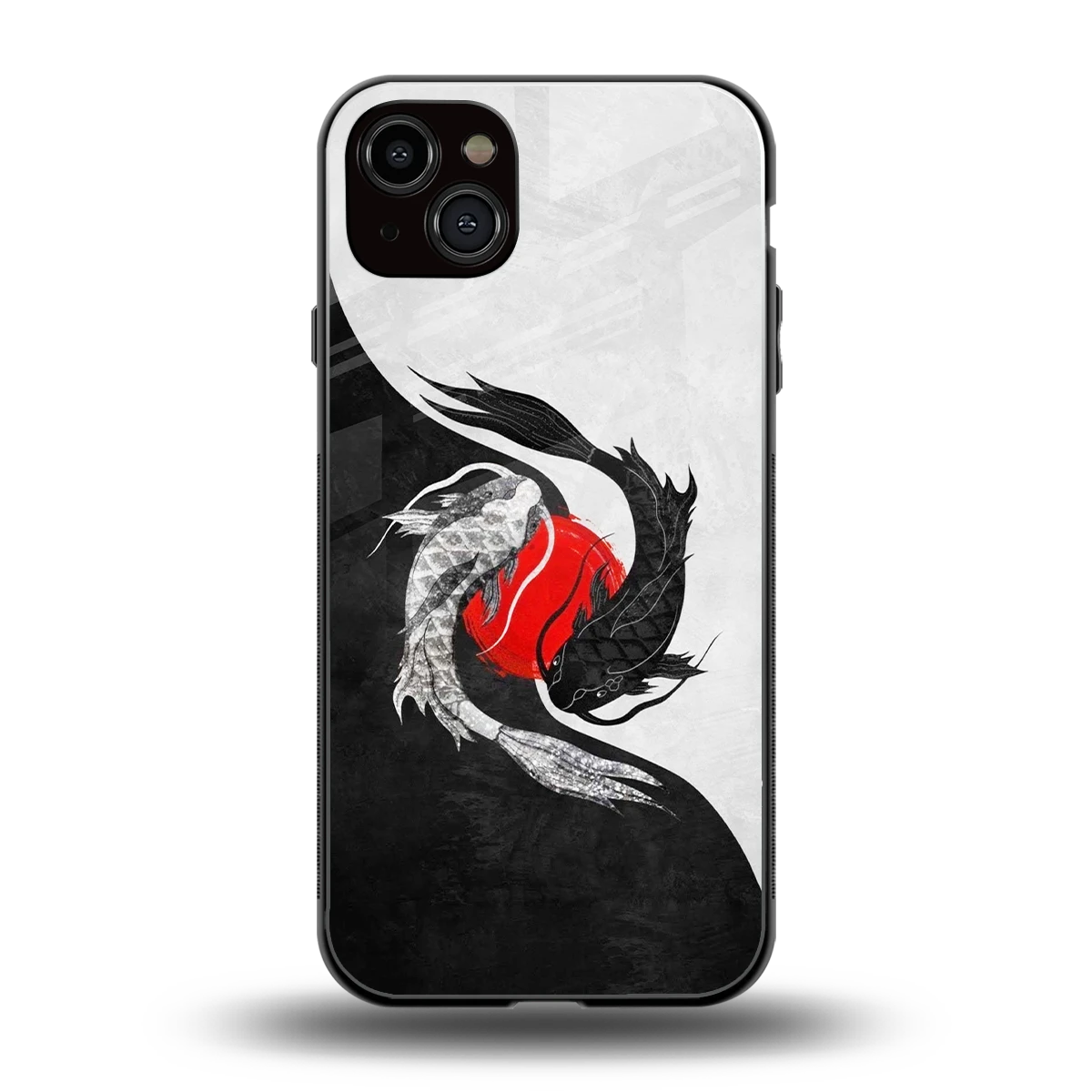 Balanced Swim back phone cover | glass case for iphone 14 plus