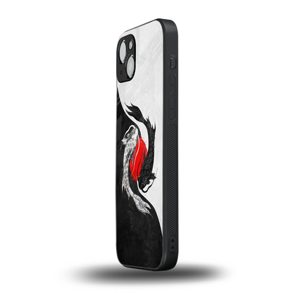 Balanced Swim iphone 14 plus mobile cover | shockproof glass phone case