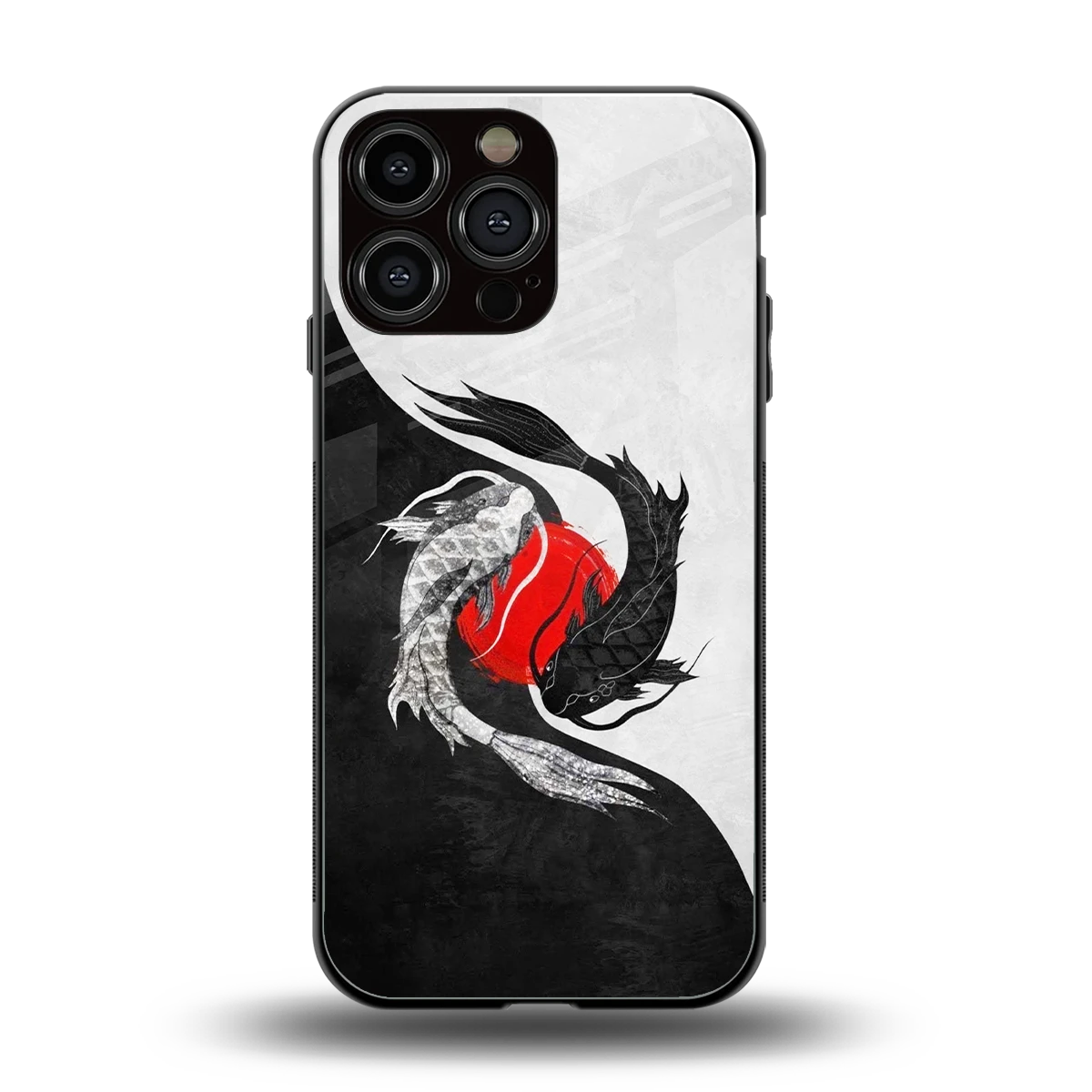 Balanced Swim back phone cover | glass case for iphone 15 pro max