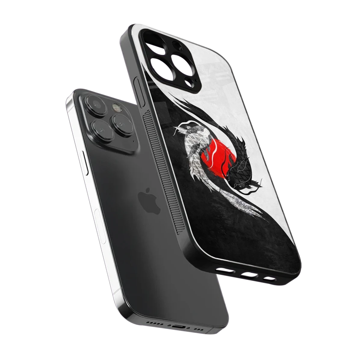 Balanced Swim sleek iphone 15 pro max cover with tempered glass back and TPU edges