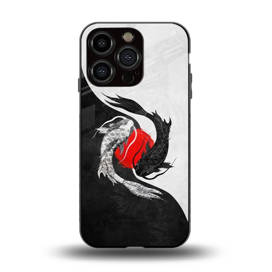 Balanced Swim back phone cover | glass case for iphone 15 pro
