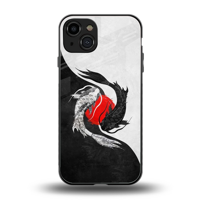 Balanced Swim back phone cover | glass case for iphone 15