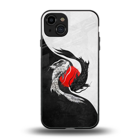 Balanced Swim back phone cover | glass case for iphone 15