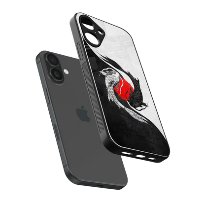 Balanced Swim sleek iphone 16 plus cover with tempered glass back and TPU edges