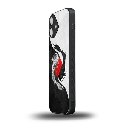 Balanced Swim iphone 16 plus mobile cover | shockproof glass phone case
