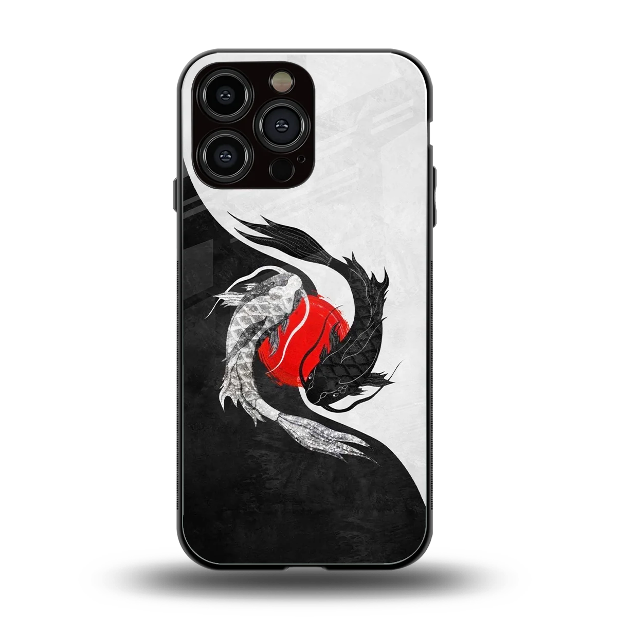 Balanced Swim back phone cover | glass case for iphone 16 pro max