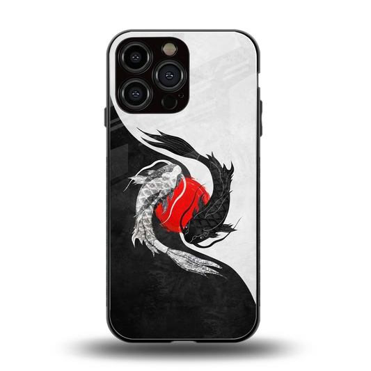 Balanced Swim back phone cover | glass case for iphone 16 pro max