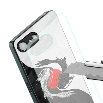 Balanced Swim stylish phone case for iphone 16e | glossy glass and slim fit